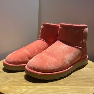 Coral Pink Ugg Classic Mini Boot
